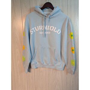 Sturniolo Triplets Hoodie Blue Long Sleeve Floral 2 Million Men Medium 2003